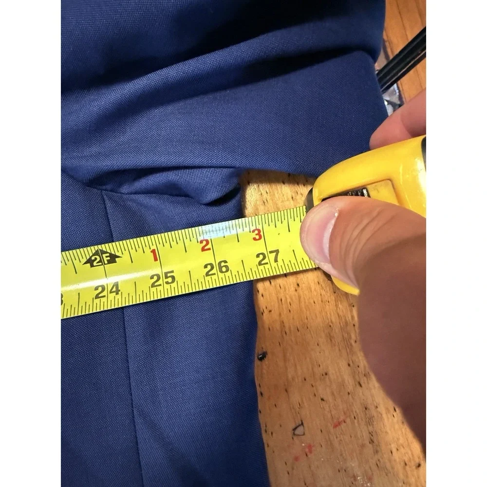 PETER MILLAR Flynn Classic Fit Solid Wool‎ Suit, Mid Blue, Size 54T